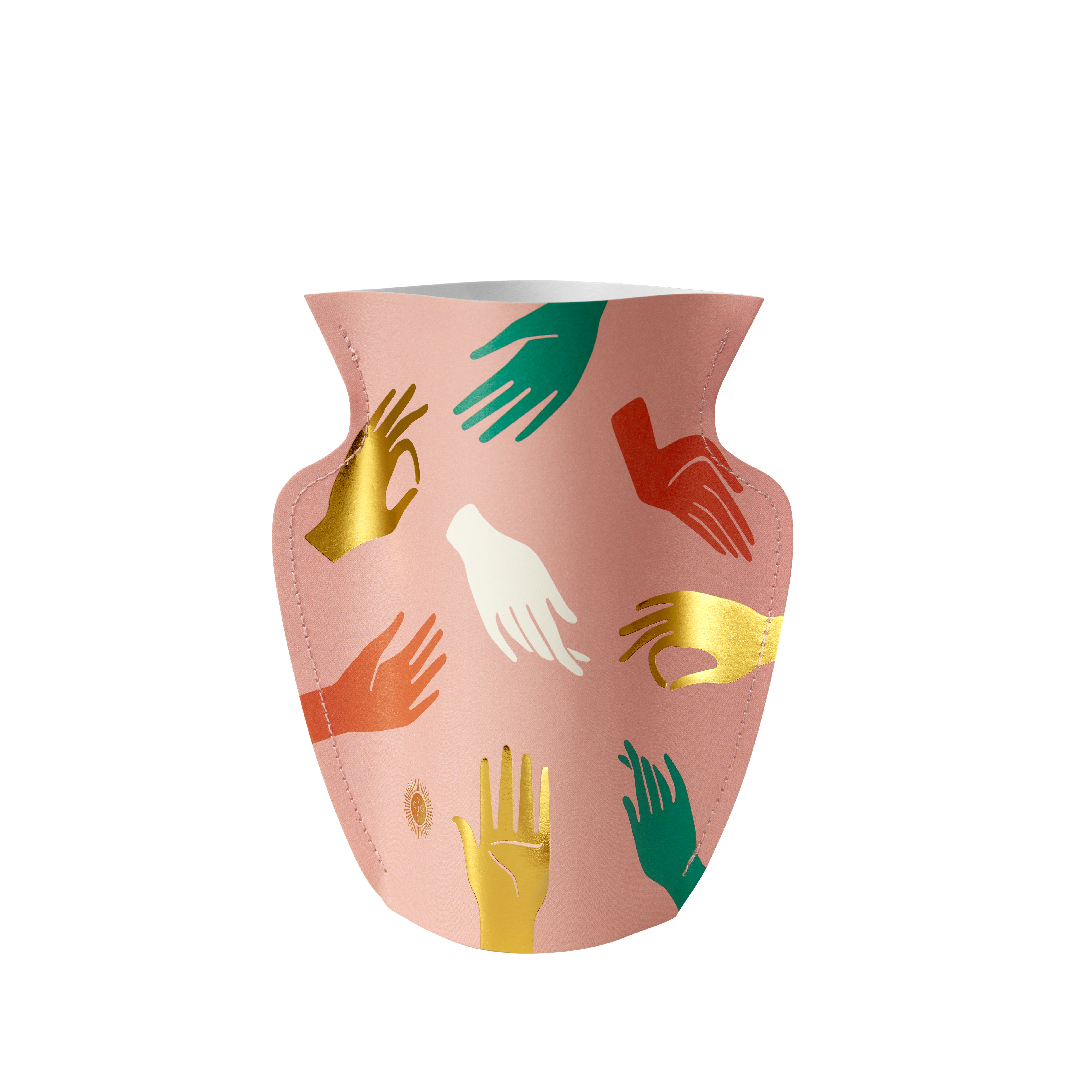 Mini Paper Vase Hamsa