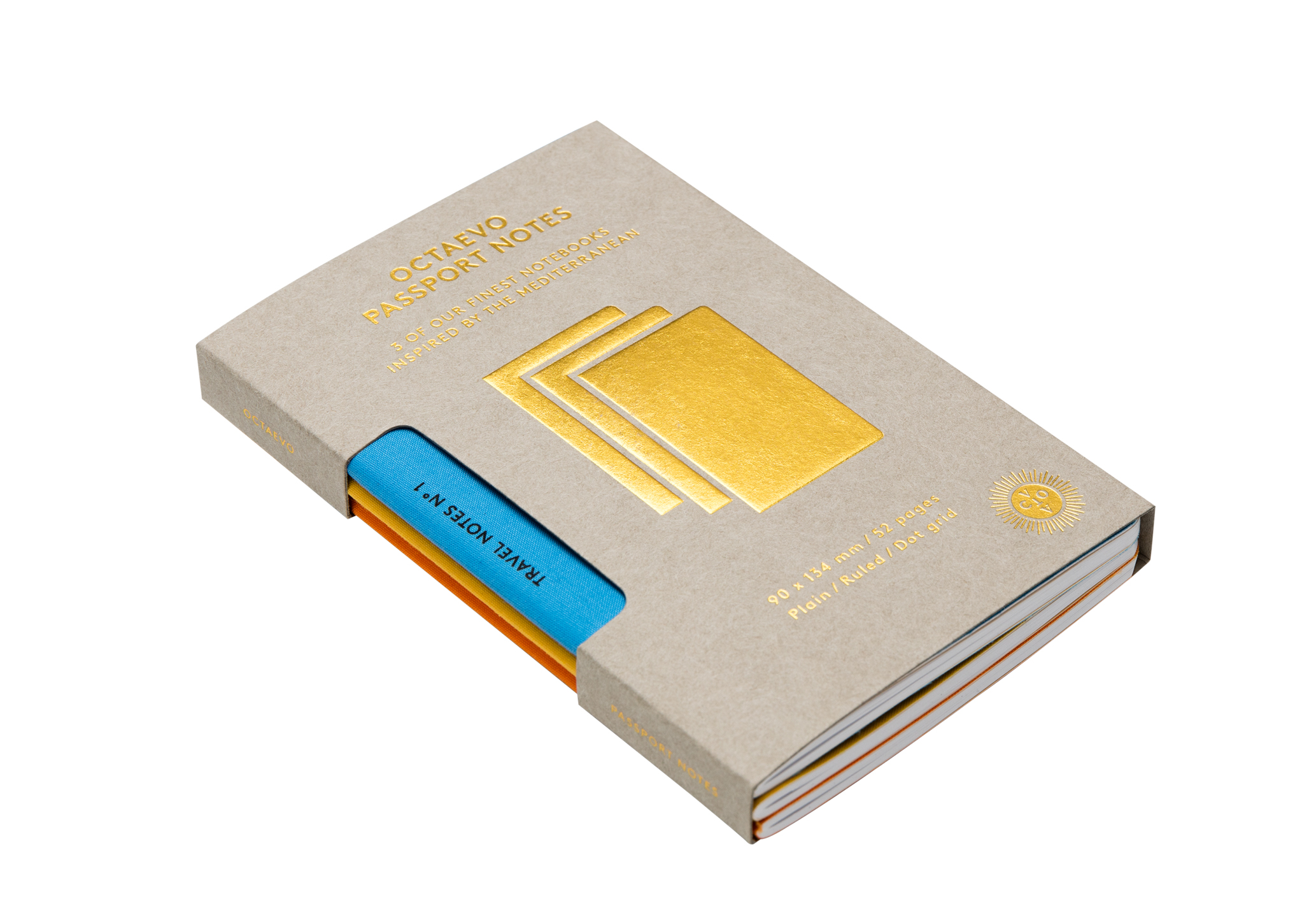 OBTPN-15 - Passport Travel Notes Box Of 3