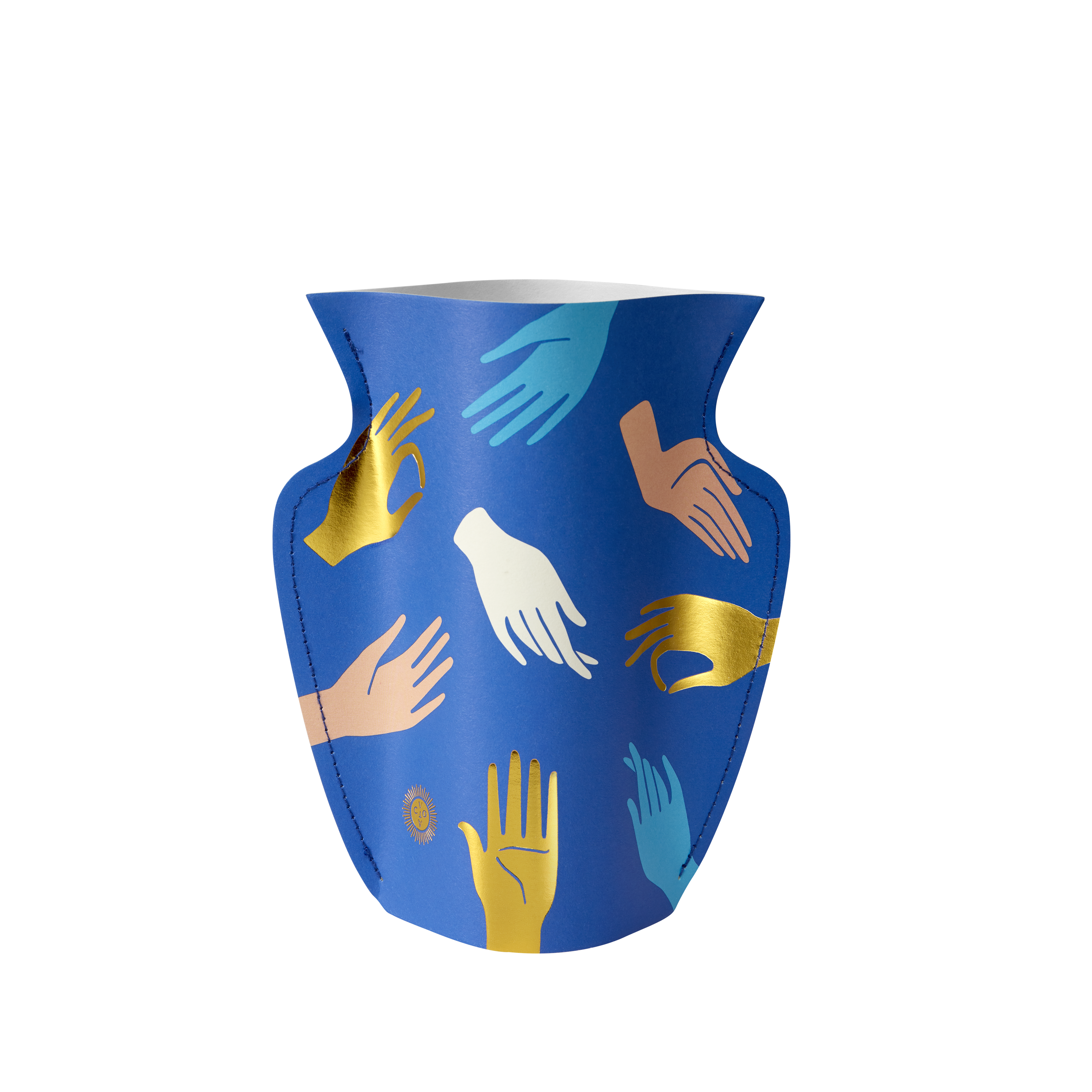Mini Paper Vase Hamsa